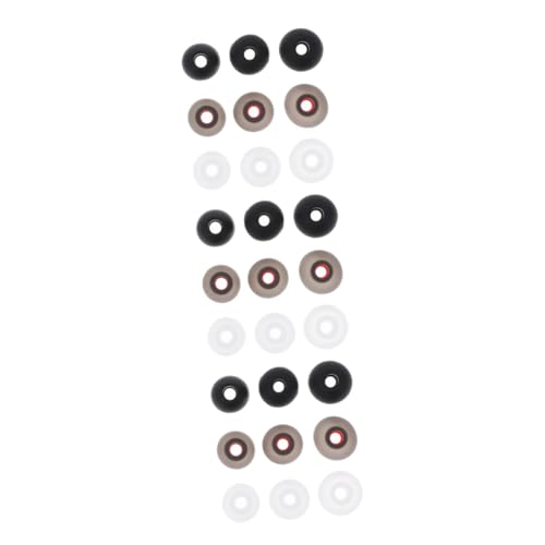 BESPORTBLE 108 Pcs Silicone Cap Silicon Earbud Cover Replacements Earphone Cap Replacement Comfortable Headphones Earphones Headsets Replacement Earphone Tips