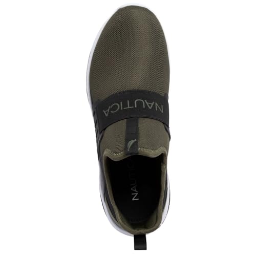 Image of Nautica Men's Slip-On Sneakers - Casual Fashion Shoes for Walking, in Medium & Wide Widths