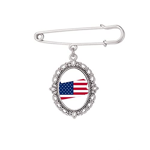 Broche drapeau de la Pennsylvanie idéale sur une veste pour vos événements