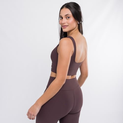 Calça Legging Feminina Marcio May Fitness Supreme Café