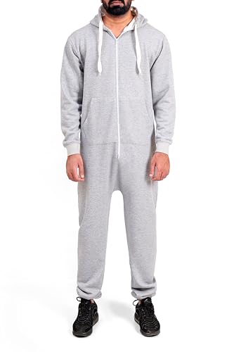 Men's Unisex Onesie Jumpsuit Elegant One Piece Pajama Playsuit Men's SleepWear All In One3