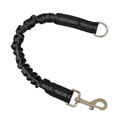 Lot de 2 Ceinture Chien Voiture 75cm, Accessoire Chien Universel pour Sécurité en Voyage Attache Chien Voiture Réglable en Nylon Laisse Voiture pour Chien...