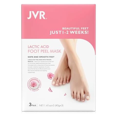JVR Foot Peel Mask - 3 Pairs Cover