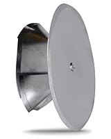 FIREFIX 2097/1 Kaminlochdeckel mit Spreiztrichter und Isolierung, verstellbar bis ø 160 mm, Silber