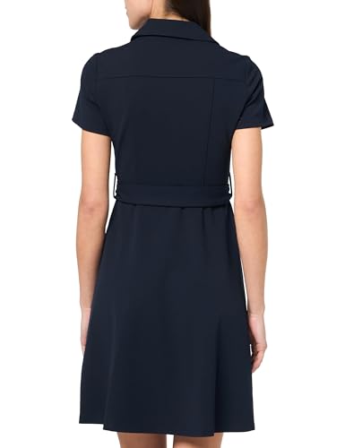 Image of Tommy Hilfiger Women's Scuba Midi Tie Waist Dress