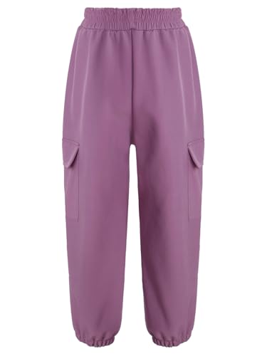 Little Girls Boys Cargo Long Pants with Pockets Camping Dungarees Joggers Sweatpants2