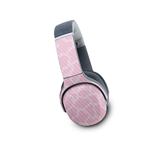 Image of MightySkins Carbon Fiber Skin Compatible with Skullcandy Crusher Evo Wireless - Pink Giraffe | Protective, Durable Textured Carbon Fiber Finish | Easy to Apply | Made in The USA
