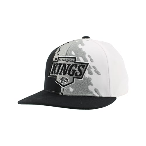 Image of ZHATS NHL Unisex-Adult NHL Officially Licensed Adjustable Snapback Hat Flat Bill Z11 Retro Paintbrush