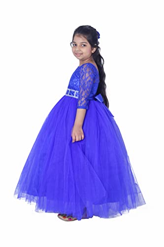 Image of Girl's Synthetic A-Line Maxi Dress