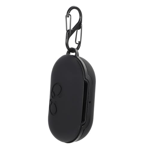 SEWACC Funda Protectora Silicona para Auriculares Inalámbricos Resistente y Arañazos Diseño Ajustado con Orificio de Carga Compatible con Galaxy Buds Estuche y Portátil Color Negro