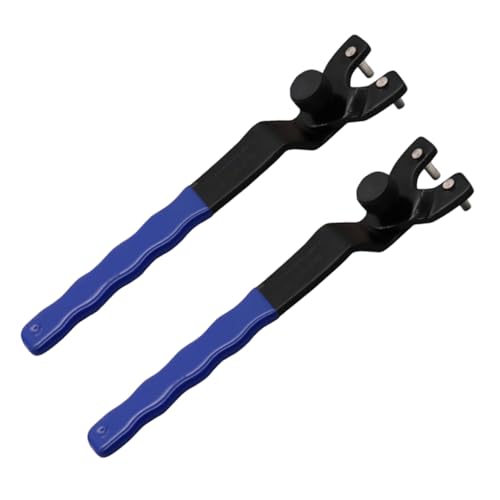 NUOBESTY Clé à Ergots Réglable pour Meuleuse Angle Outil de Serrage Carbure Accessoire pour Écrous et Disques de Frein Lot