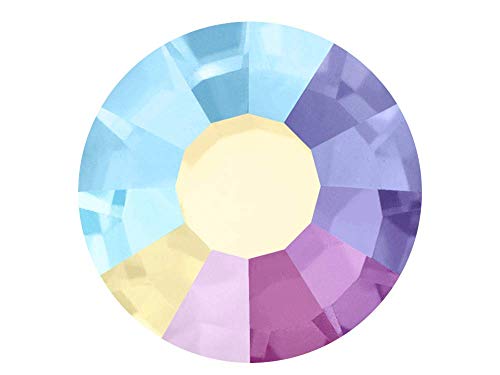 SS20 (5 mm) Crystal AB, preciosa auténtica checa cristales nuevo viva12 MC Chaton Rose Flatbacks artículo 438 – 11 – 612, 12-faceted Viva Machine con recubrimiento de corte de diamante, rosas, 20ss Clear Crystal Aurora Borealis