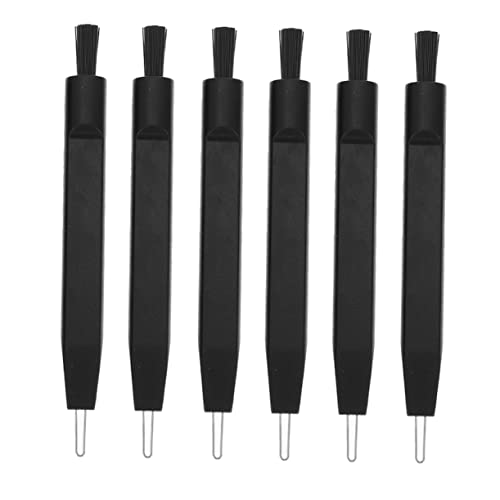 Didiseaon 6-Piece Cleaning Set Wax Loop Removal Brush Earbuds Gentle Nylon Bristles Compact and Portable