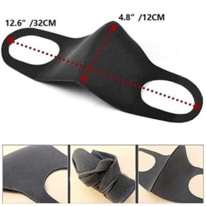 Image of Washable and Reusable Face Mask, UV Protection and Antibacterial, Stretchable Material, Allergy Free and Splash Resistant Protective Face Cover