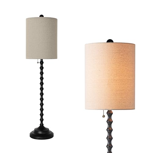 Lampworks TLS1012 Rustic/Farmhouse/Country Living Console/Buffet Table Lamp Set Of 2 For Entry Or Dining Room thumb #1