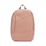 Mochila de piel de origen italiano de aspecto casual y caracterizada por su diseño sencillo y funcional: en el interior hay un compartimento para ordenador de 13 pulgadas y las correas son de resistente tejido acolchado.