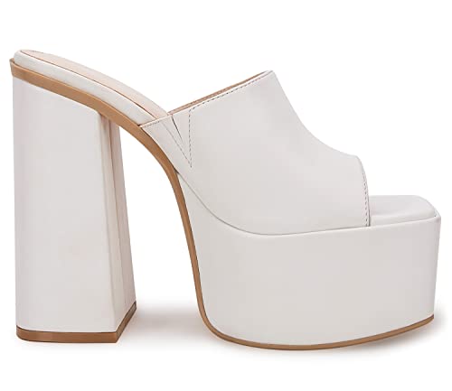 VETASTE Women's Platform Chunky Block Heels Sexy Open Toe High Heel Sandals3