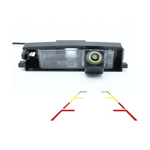 Image of Vlicevrn Vehicle Car Rear View Camera Dynamic Trajectory Tracks Line Backup Parking Camera for Toyota RAV4 XA30 / Toyota Vanguard XA30 2005~2012 (Spare Wheel On Door) (Golden Fisheye Fixed)