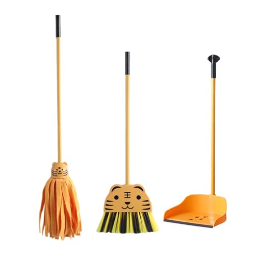 EHJRE Kit de Limpieza para Niños, Juego Educativo para El Hogar, 3 Piezas