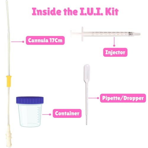 Image of Krishco IUI Kit - Cannula (17 cm), Collection Container and Dropper (PACK 1)