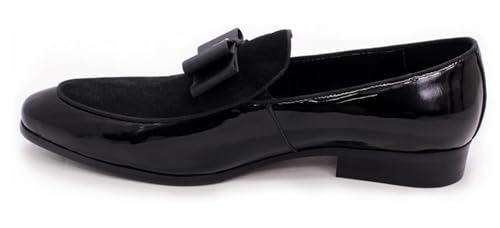 Santimon Men's Loafers Silp On Formal Dress Plain Toe Modern Suit Shoes Mens Fashion Genunie Leather Mocasines Prom Wedding Business Causal Penny Loafers Comfortable Tuxedo Shoes for Men2