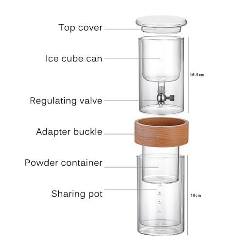 Cafetera de Goteo Frío con Filtro de Acero Inoxidable 500 ml miniatura 5
