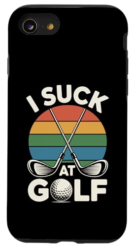 I Suck At Golf Loser Dad ȃW[N St X}zP[X iPhone SE (2020) / 7 / 8 p