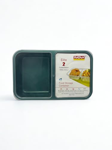 USA HomeMax 62.5oz Elite 2 Compartment Food Storage Container - 24 Pack