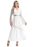 Disfraz griego antiguo para mujer, estilo clásico, lleno de estilo griego antiguo. Vístete como la reina griega