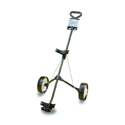 Jef World Of Golf Deluxe Steel Golf Cart, Black/Silver