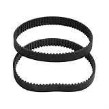 Para Bosch GHO 18 V LI Cepilladora Correa de distribución Juego de 2 piezas para modelos 14 4 1500 100 1582 correas de goma para mantener el rendimiento y la seguridad de la máquina