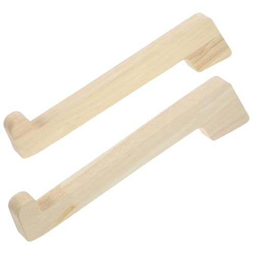 HONMEET Soporte de Madera para Computadora Portátil de Escritorio, 2 Unidades Diseño Estable y Ligero, Soporte para Portátil para Oficina y Estudio Sistema de Enfriamiento