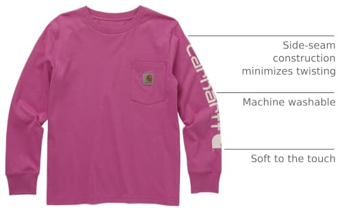 Image of Carhartt Girls Long-Sleeve Pocket Tee T-Shirt
