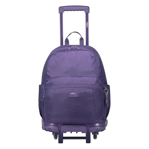 - Zaino scuola con ruote Trik L in rosa: comodità e stile per accompagnarti nelle tue avventure quotidiane