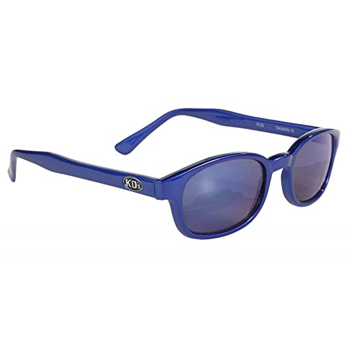 Lunettes de soleil bleues sportifs moto vélo ski homme femme KD's X 10122