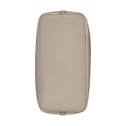 Calvin Klein Eira North/South Crossbody With Removable Pouch, Silver Mink Patent Emboss, One Size - image 2