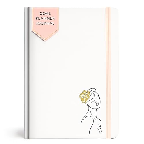 Journal d'objectifs 2026 en cuir avec couverture rigide haute qualité