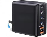 USB C Charger Block, 6-Port GaN Fast Type C Charging Block for iPhone 17, iPad, MacBook