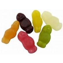 Mini Jelly Babies in 1 x Reuseable Retro Victorian Style Jar 970ml Plastic Mini Jelly Babies by Prestige Discount Centre Ltd
