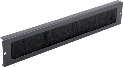 Preisvergleich Produktbild 19 Zoll - 19" Blende für Kabeldurchführung mit Bürstendichtung