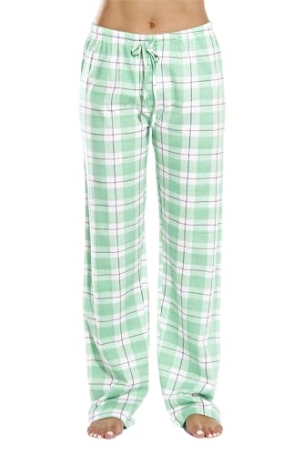Image of Just Love Women's 100% Cotton Plaid Pajama Pants, Jersey Knit Sleep and Lounge PJ Bottoms