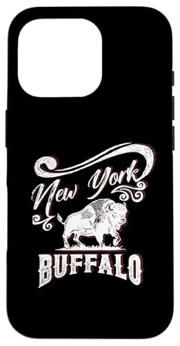 �j���[���[�N �o�b�t�@���[ �A�����J�� �o�C�\�� �E�F�X�^�� ���B���e�[�W �O���t�B�b�N �X�}�z�P�[�X iPhone 16 Pro �p