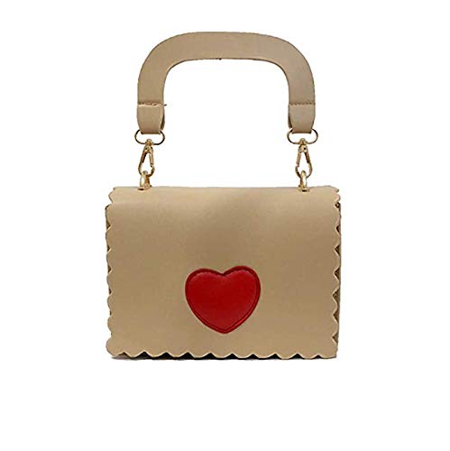 Sac carré de couleur contrastée géométrique et moderne en cuir PU