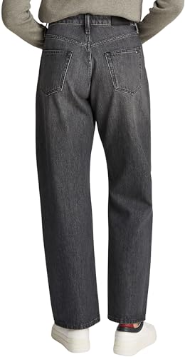 Tommy Hilfiger Women's Loose Straight NEA Wide Leg Jeans, Grey (NEA), 30W/28L - 2