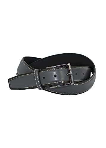 Duchamp London Mens Leather Belt (Charcoal, 36)