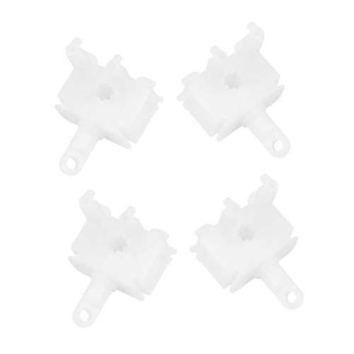 LIFKOME 4 Piezas Varillas Control Repuesto para Persianas Verticales Blancas Kit Reparación Fácil Instalación Accesorios DIY para Ventanas Hogar