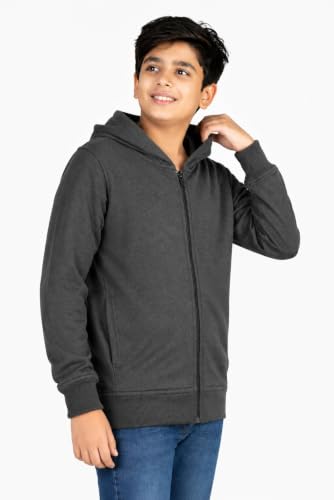 Image of ADBUCKS Rich Cotton Full Sleeves Zipper Jacket with Hoodies for Boys