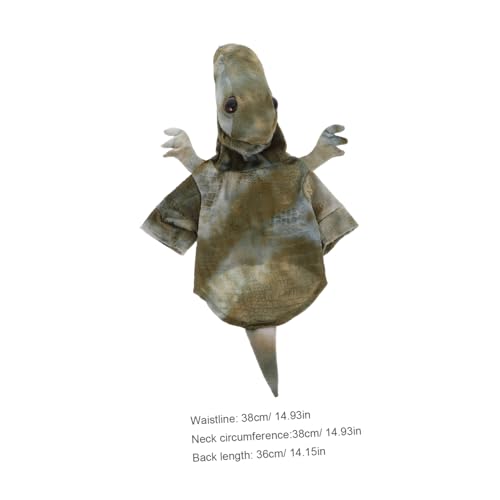Disfraz de dinosaurio para perro BESPORTBLE talla 38 cm miniatura 2