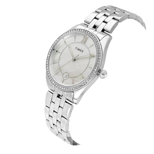 Image of TIMEX Analog Watch for Woman with Round Dial & Water Resistant Women's Wrist Watches