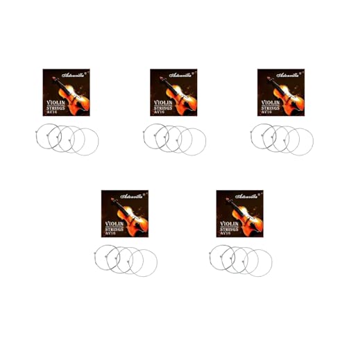 Juego de 4 cuerdas de violín G-D-A-E de acero para violín para instrumentos 4/4 3/4 1/2 1/4 cuerdas de violín dominantes 3/4